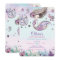 Cute Pretty Mermaid Under the Sea Purple Birthday