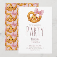 Cute Pretzel Girl Birthday Party