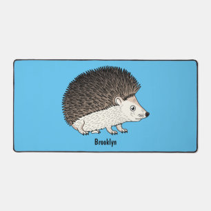 Cute prickly hedgehog cartoon