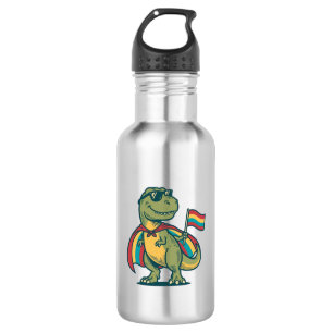 Cute Pride Dinosaur Vector Shirt Design_1 532 Ml Water Bottle