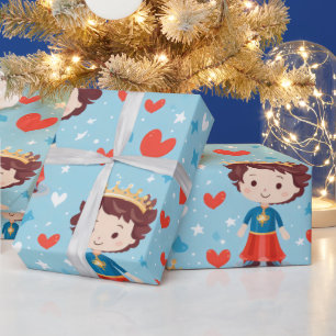 Cute Prince Pattern Wrapping Paper