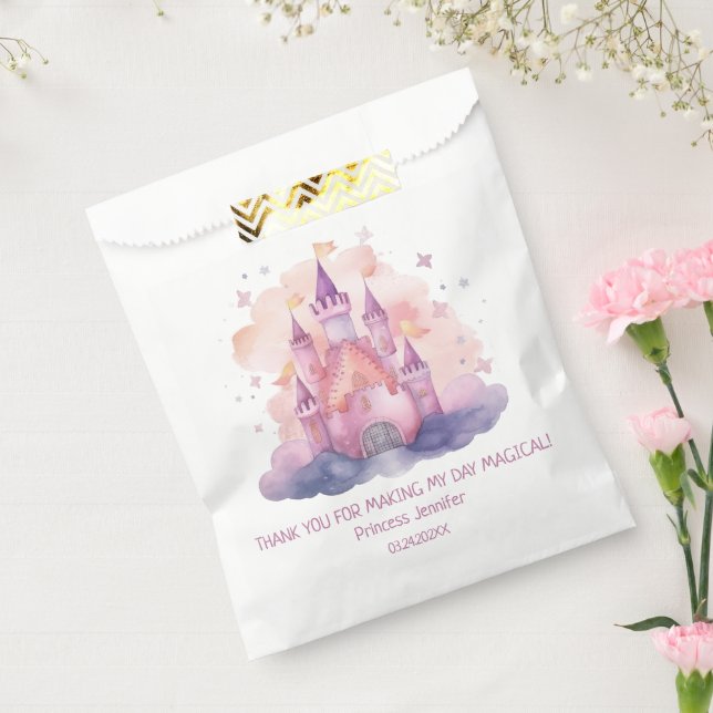 Cute Princess Castle Girl Birthday Party  Favour Bag (Sealed)