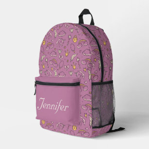 Cute Princess Castle Girl Printed Backpack