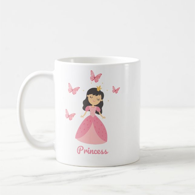 Cute Princess Coffee Mug (Gauche)