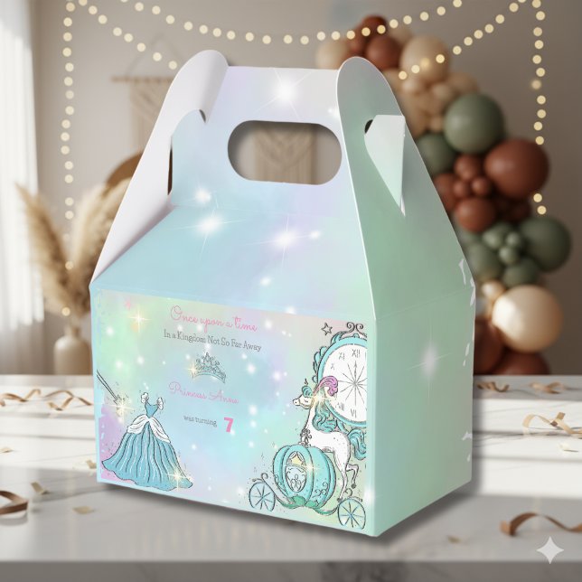 Cute Princess fairy Birthday  Favor Box (Creator Uploaded)