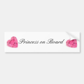 Cute Princess on Board Bumper Sticker