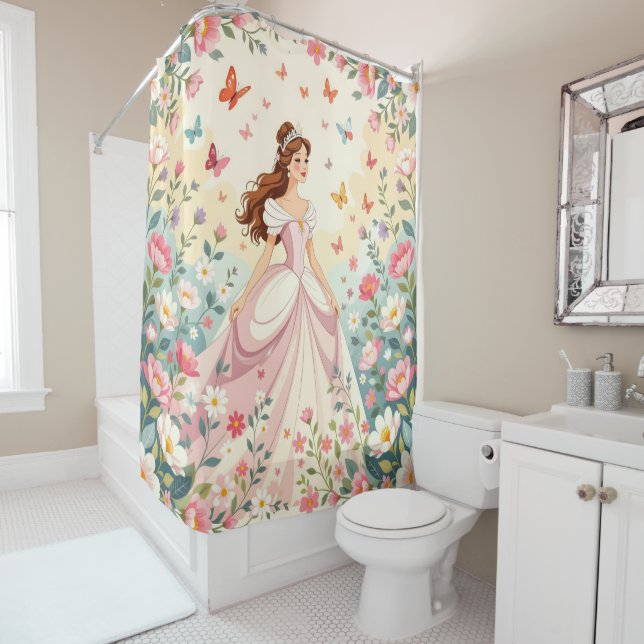 Cute princess with butterflies (In Situ)