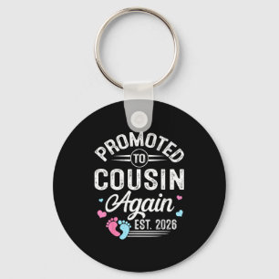 Cute Promoted Cousin Again Est Baby Keychain