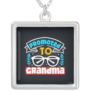 Cute Promoted Nana word art  Silver Plated Necklace