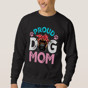 Cute Proud Boxer Dog Mom Mother's Day Sweatshirt