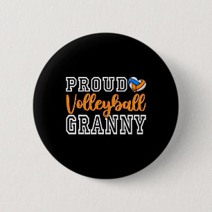 Cute Proud Volleyll Granny Mother's Day Christmas 2 Inch Round Button