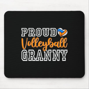 Cute Proud Volleyll Granny Mother's Day Christmas Mouse Pad
