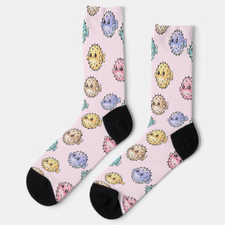 Cute Pufferfish Socks