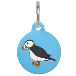 Cute Puffin Pet Tag