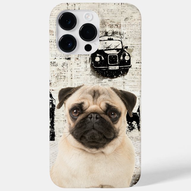 Cute Pug #01 Phone Case (Back)