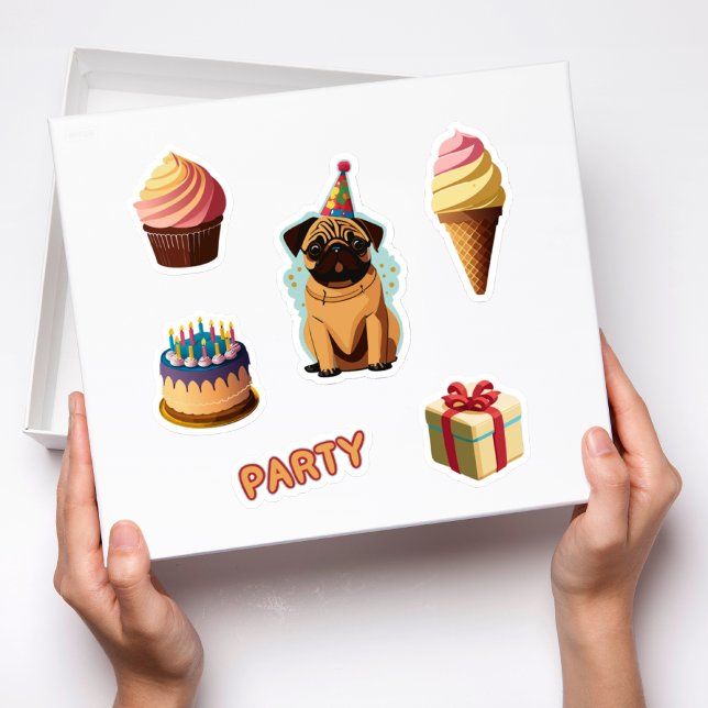 Cute Pug Birthday Party (Creator Uploaded)