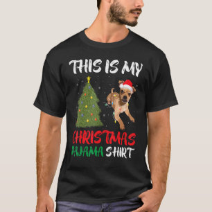 Cute Pug Chihuahua Mix This Is My Christmas Pajama T-Shirt