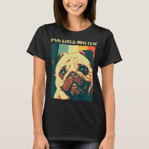 Cute Pug Design For Men Women Pet Dog Puppy Breed  T-Shirt