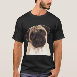 Cute Pug Face Funny For Dog Lovers T-Shirt