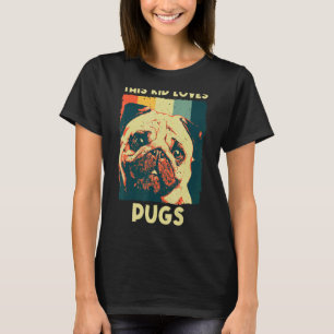 Cute Pug For Kids Boys Pet Dog Puppy Breed Pug T-Shirt