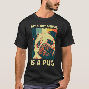 Cute Pug For Men Women Pet Dog Puppy Breed Pug  4 T-Shirt