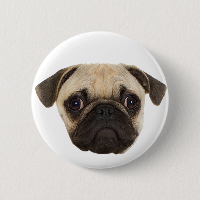 Cute Pug Gifts 2 Inch Round Button (Front)