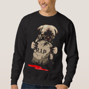 Cute Pug Grave Stone  Essential T-Shirt 962 Sweatshirt