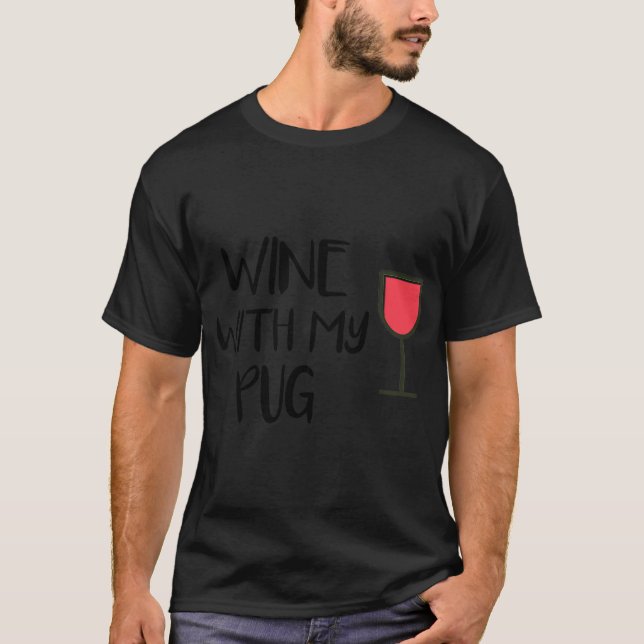 cute pug. hug a pug T-Shirt (Front)