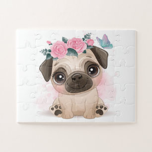 Cute Pug Jigsaw Puzzle