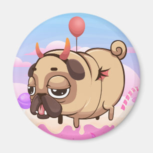 Cute Pug Magnet