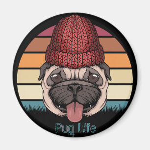 Cute Pug Magnet