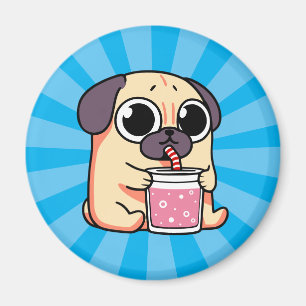 Cute Pug Magnet