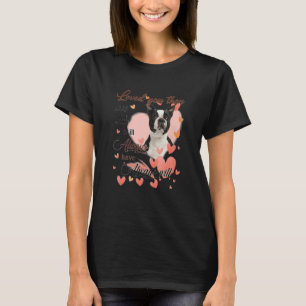 Cute Pug Mom Hearts Happy Mother's Day Love Dog T-Shirt