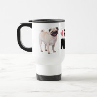 Cute Pug Mom Puppy Dog Mom