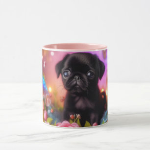 Cute Pug Mug • Puppy Love Coffee Cup