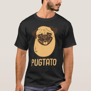 Cute Pug Potato  Pugtato Pug Potato Dog T-Shirt