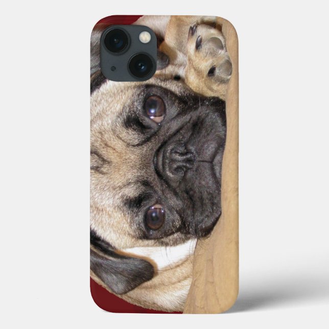 Cute Pug Puppy Case-Mate iPhone Case (Back)
