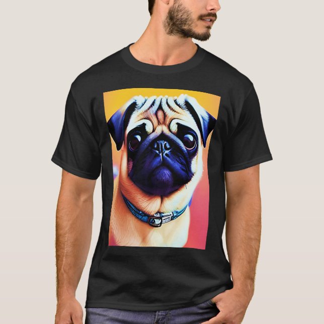 Cute Pug T-Shirt (Front)