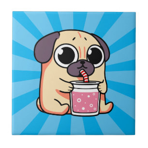 Cute Pug Tile