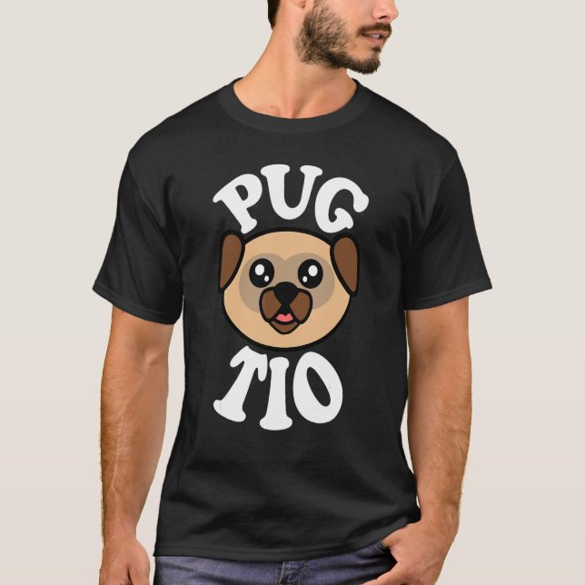 Cute Pug Tio T-Shirt (Front)
