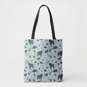 Cute Pug Tote Bag