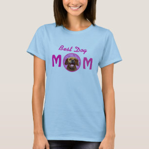 Cute Puggle Dog Mom T-Shirt
