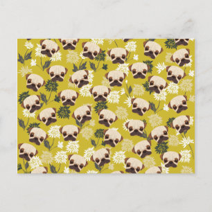 Cute Pugs Postcards