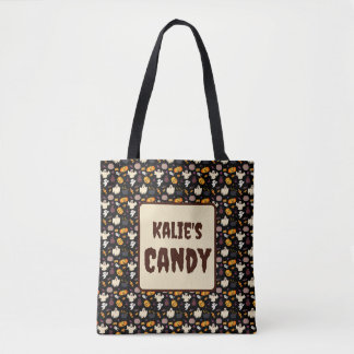 Cute Pumpkin, Ghost, Bat Halloween Candy Bag
