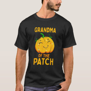 Cute Pumpkin Grandma of the Patch Halloween Family T-Shirt