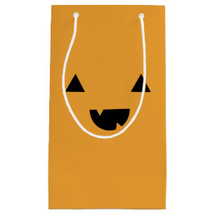 Cute Pumpkin Halloween Small Gift Bag