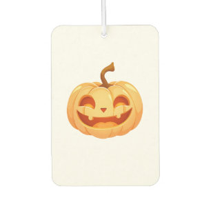 Cute Pumpkin Jack O Lantern Turtle Sea Halloween C Air Freshener