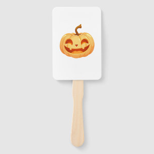 Cute Pumpkin Jack O Lantern Turtle Sea Halloween C Hand Fan