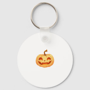 Cute Pumpkin Jack O Lantern Turtle Sea Halloween C Keychain