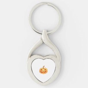 Cute Pumpkin Jack O Lantern Turtle Sea Halloween C Keychain